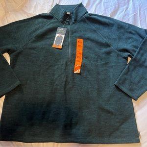 Eddie Bauer Plus Size Microfleece 1/4 Zip Pullover NWT